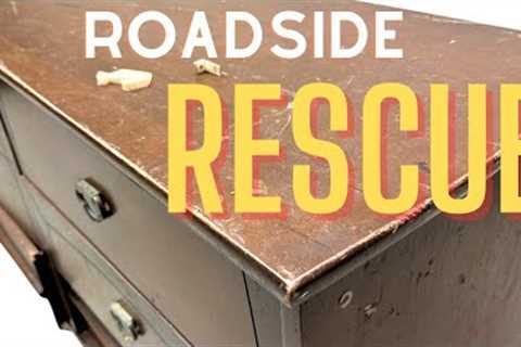 Trashed Dresser gets a DARK NEW MAKEOVER - Roadside Find