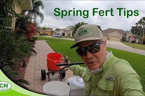 Best Spring Fertilizer for Lawns // HOW to Apply Spring Fertilizer