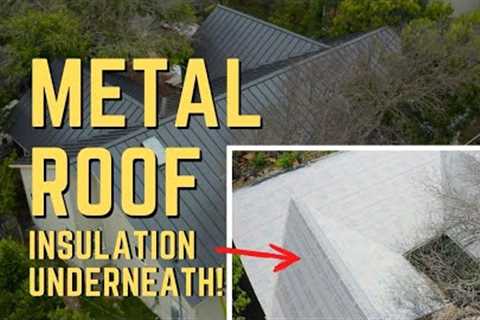 Metal Roofs - 2 Ways to INSULATE UNDERNEATH!