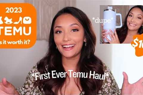 My Very First Temu Haul 2023 *UNBOXING & HONEST REVIEW* Is Temu Worth it?