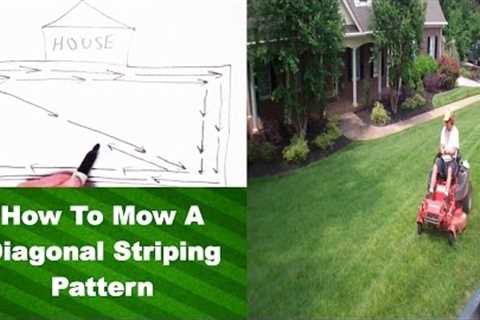 How To Mow Diagonal Striping Patterns