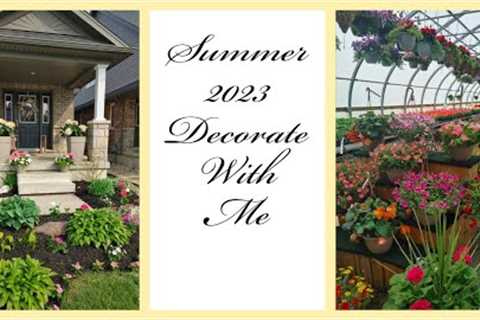 NEW! 🌸 2023 SUMMER DECORATE WITH ME🌸 DECORATE MY PORCH WITH ME🌸