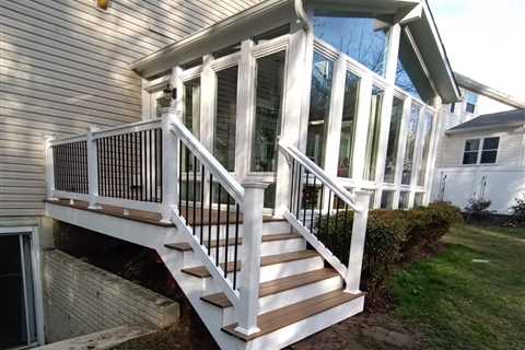 Makeover Monday: Balcony and Small Deck Replacement in Severna Park, Maryland