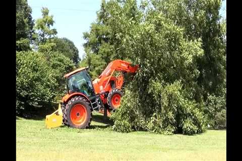 Can a tractor be used to clear land?