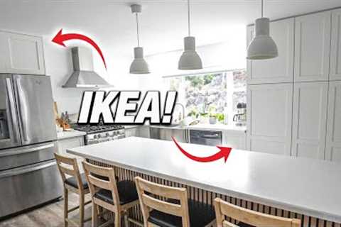 Using IKEA Cabinets And Drawers For Kitchen Remodel! Is It Worth It? DIY How To Install!