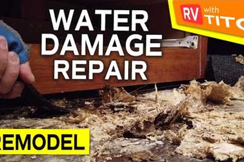 RV REMODEL - Water Damage Floor Repair