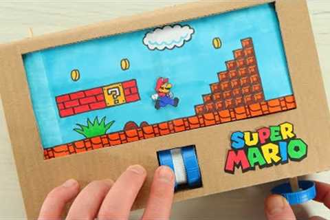 How to make Super Mario Game from cardboard. No electronic components required! Anyone can make!