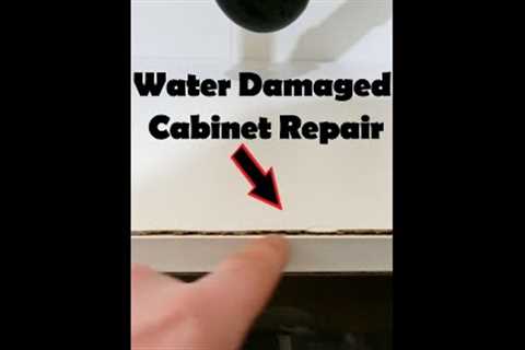 Water Damaged Cabinet Repair