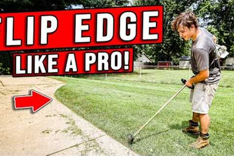 #1 EASIEST Way To Edge A Sidewalk (How The Pros Do It)