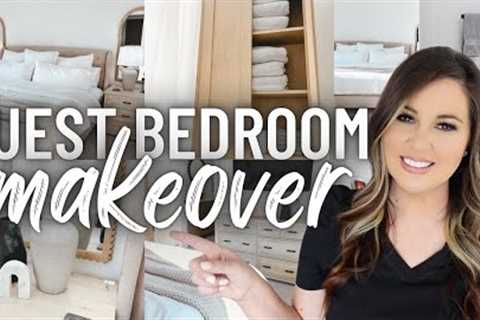 NEW HOUSE GUEST ROOM MAKEOVER 2023 | SMALL BEDROOM MAKEOVER ON A BUDGET | 2023 BEDROOM MAKEOVER