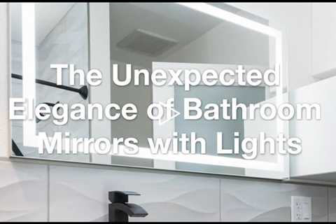 Glowing Oasis: The Unexpected Elegance Of Bathroom Mirrors With Lights In Them