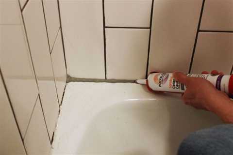 Removal of Pink Mold in Shower Caulk - Pink Mold