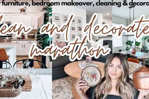 CLEAN AND DECORATE WITH ME 2023 / DECORATING IDEAS / HOME UPDATES, NEW FURNITURE / BROOKE ANN