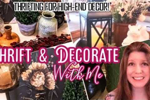 THRIFTING FOR HIGH-END LOOKING DECOR +STYLING MY FINDS| HOBBY LOBBY HAUL| DECORATE MY SMALL BATHROOM