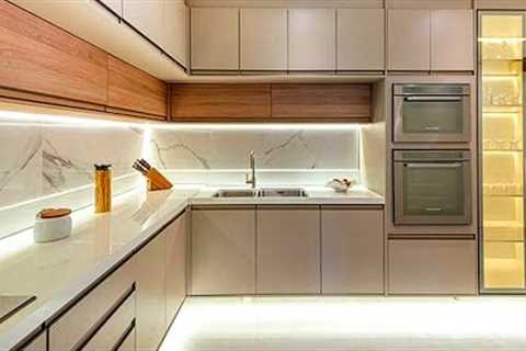 100 Modular Kitchen Designs 2023 Modern Kitchen Cabinet Colours| Home Interior Design Ideas P13