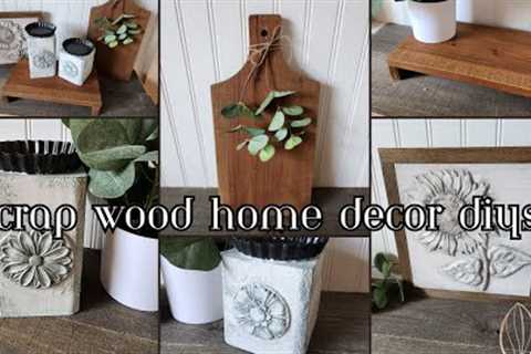 DIY Home Decor Projects Using Scrap Wood | High-End Scrap Wood DIYs | IOD Moulds