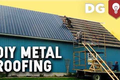 How To Install DIY Metal Roofing (House or Barn)