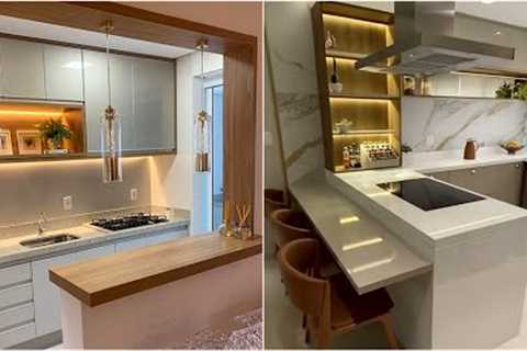 100 Modular Kitchen Designs 2023 Open Kitchen Cabinet Colours| Modern Home Interior Design Ideas P14