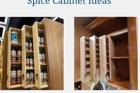 Spice Cabinet Ideas - ShelfGenie