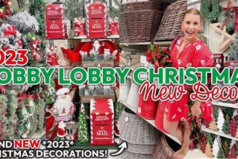 NEW 2023 HOBBY LOBBY CHRISTMAS DECOR *christmas in july* 🎄 | Annual FURNITURE Clearance Finds!