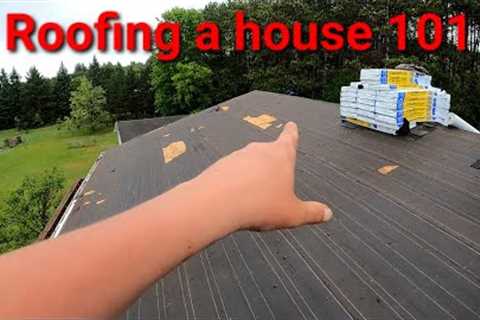 HOW TO ROOF A HOUSE! [DIY]