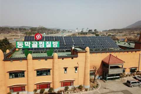 Commerical Solar Hot Water System for Spa Center