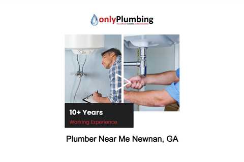 Plumber Near Me Newnan, GA - Only Plumbing