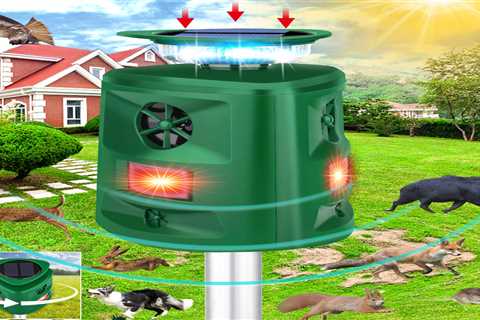 Solar Animal Repeller: An Eco-Friendly Solution For Keeping Pests Away