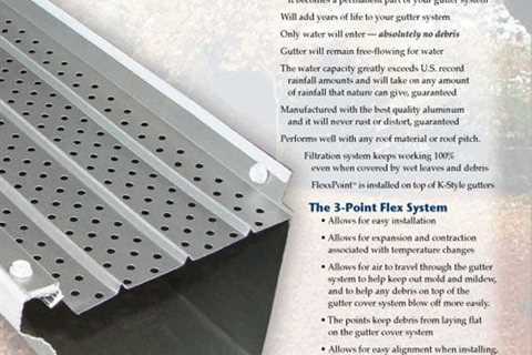 FlexxPointPro Gutter Covers | Keeping Gutters Debris-Free