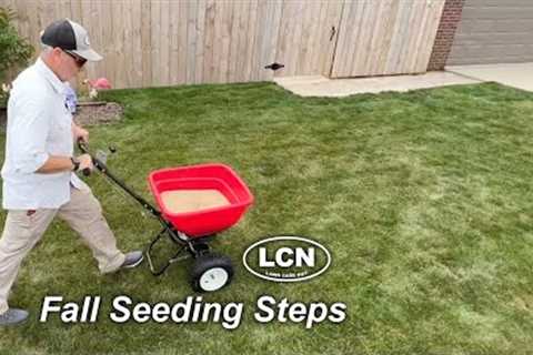 FALL LAWN SEEDING // Step By Step with the Yard Mastery Seeding Support Pack