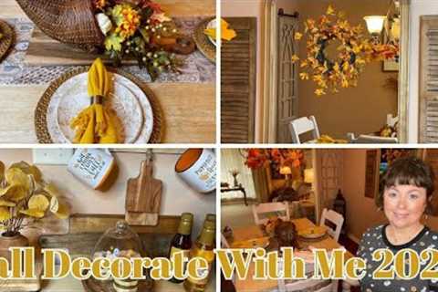 New 2023 Fall Decorate With Me | Decorating For Fall In My Dining Room | Fall Decor