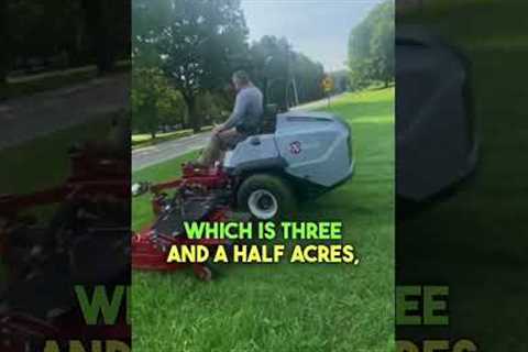 12 FEET of mowing PER pass! $80,000?! Price tag?!