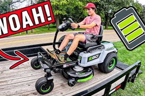 FULLY ELECTRIC?! Next GEN Zero Turn MOWERS [EGO Z6!]