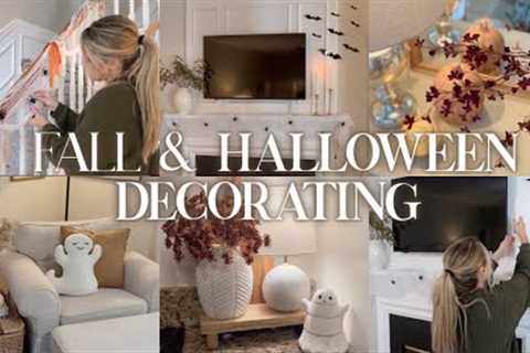 FALL DECORATE WITH ME 2023 | halloween home decorating ideas + home decoration ideas on a budget!