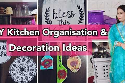 Diy kitchen organization & decoration ideas for festival in zero cost | kitchen decoration..