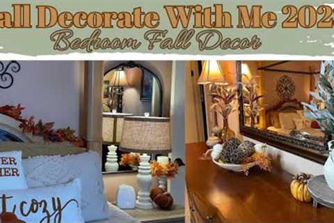 Fall Decorate With Me 2023 | Fall Decor | Bedroom Decorate For Fall