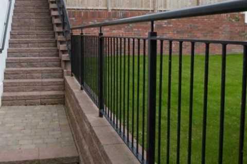 Metal Handrails - Fortress Fencing Inc