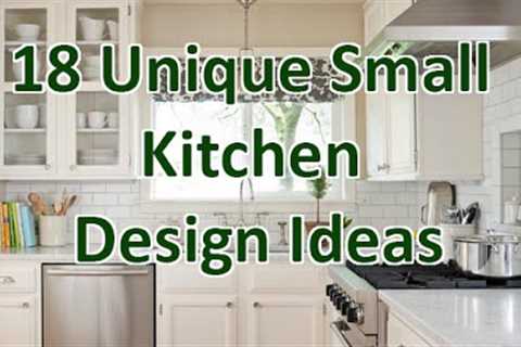 18 Unique Small Kitchen Design Ideas - DecoNatic