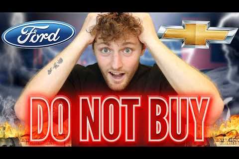 DO NOT BUY A CAR RIGHT NOW | FORD, GM, & RAM Are NERVOUS