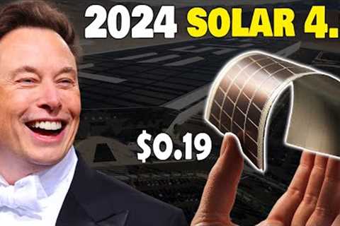 Elon Musk Revealed All New Solar Panels for 2024 Renewable Energy, Can blow your mind!