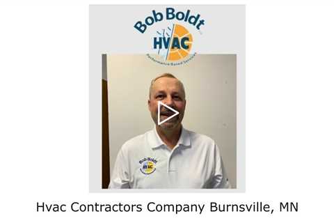 Hvac Contractors Company Burnsville, MN - Bob Boldt HVAC