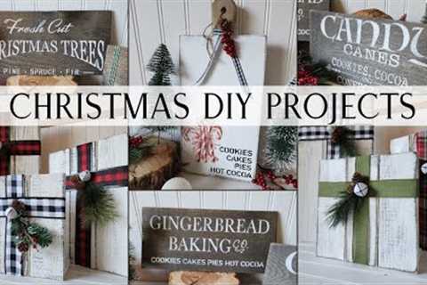 Wood Christmas DIY Projects | Wood DIY Projects | Christmas DIYs and Thrift Flips