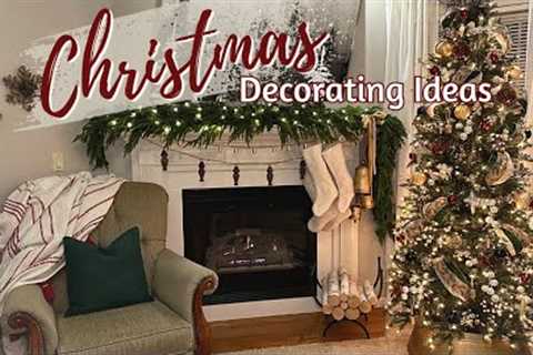 COZY CHRISTMAS 2023 DECOR IDEAS | LIVING ROOM DECORATE WITH ME