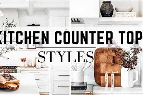 KITCHEN COUNTER TOP STYLES || MIXING FUNCTIONAL & BEAUTIFUL DECOR FOR YOUR KITCHEN || PART 2 |..