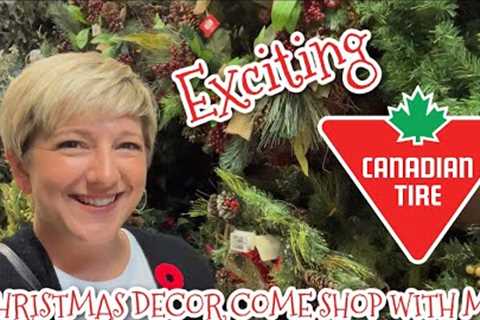 *EXCITING* CANADIAN TIRE CHRISTMAS DECORATIONS 2023 | COME SHOP WITH ME 🎄