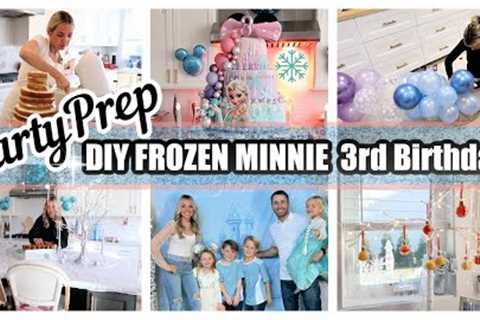 *NEW* PARTY PREP MINNIE MOUSE AND FROZEN THEME DIY BIRTHDAY PARTY TIFFANI BEASTON HOMEMAKING 2023