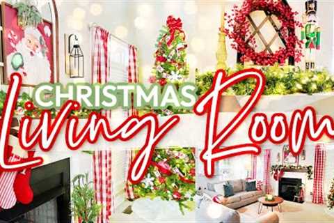 2023 Christmas Living Room Decorating | TRADITITONAL, COZY, CHIRISTMAS DECOR IDEAS