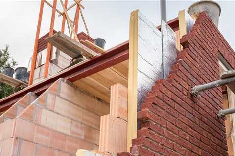 What is a typical masonry cavity wall?