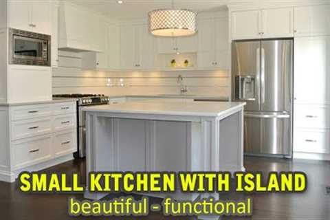 48 Small Kitchen With Island Design Ideas 2024 | Kitchen Layout For Small Space