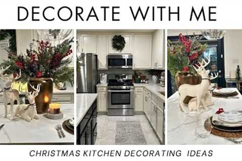 Christmas 2023|Decorate with Me|Kitchen Styling Ideas